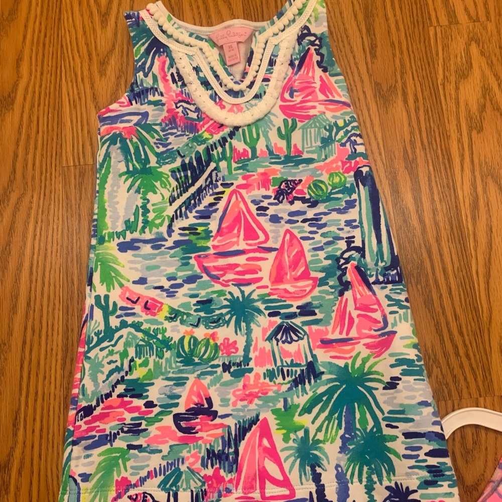 Lilly Pulitzer salt in the air toddler dress